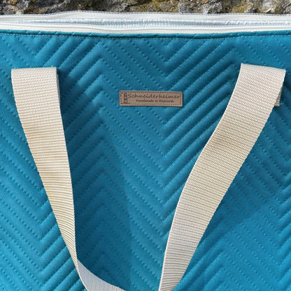Thermotasche "Kühler Krambeutel" Kleingröße - Steppstoff grüntürkis