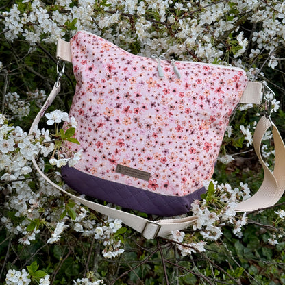 Allwetter-Tasche "Ronja" Maxi - Einzelstück Blümchen