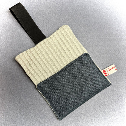 "Seifentäschchen" - Einzelstück Blau