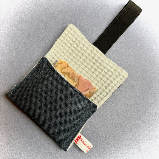 "Seifentäschchen" - Einzelstück Blau