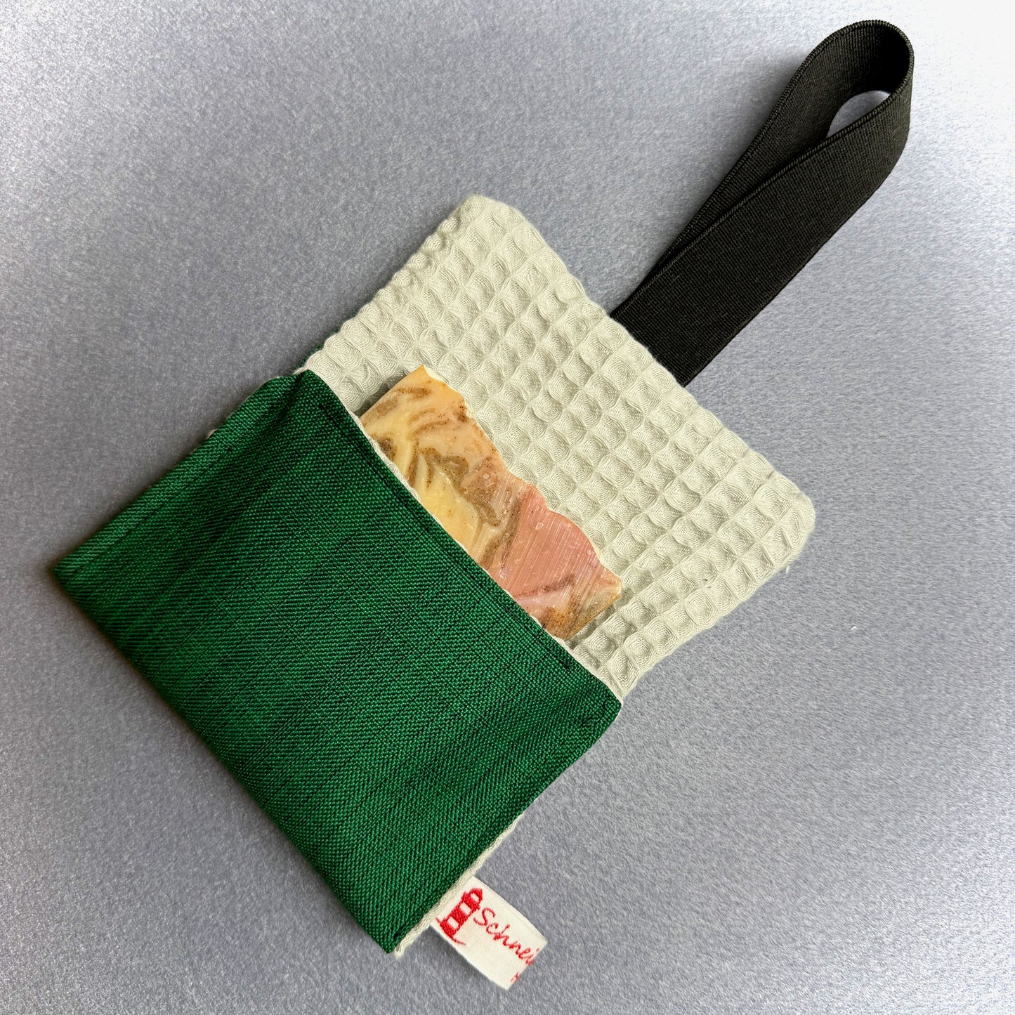 "Seifentäschchen" - Einzelstück Grün