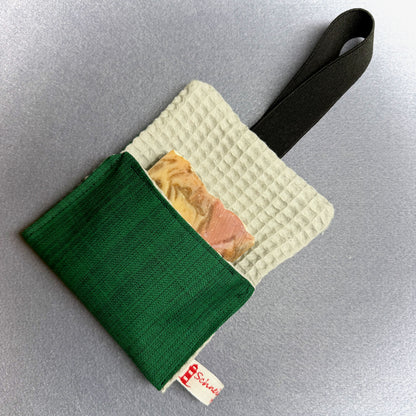 "Seifentäschchen" - Einzelstück Grün