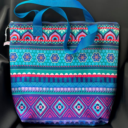 Thermotasche "Kühler Krambeutel" Softshell - Einzelstück in Blau-Türkis