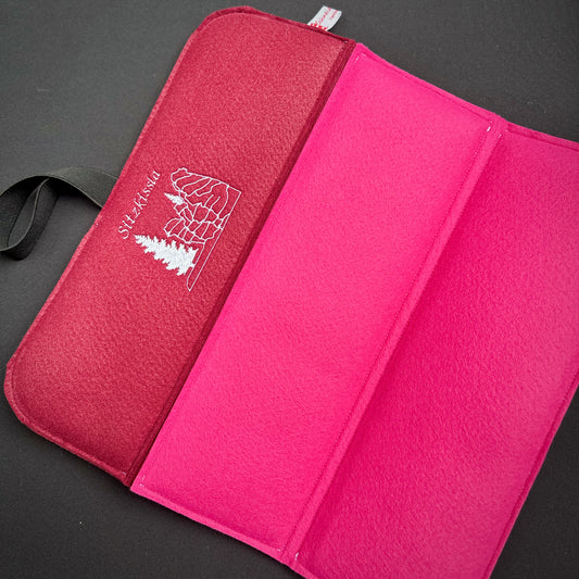 "Sitzkissla" - Rot und Pink