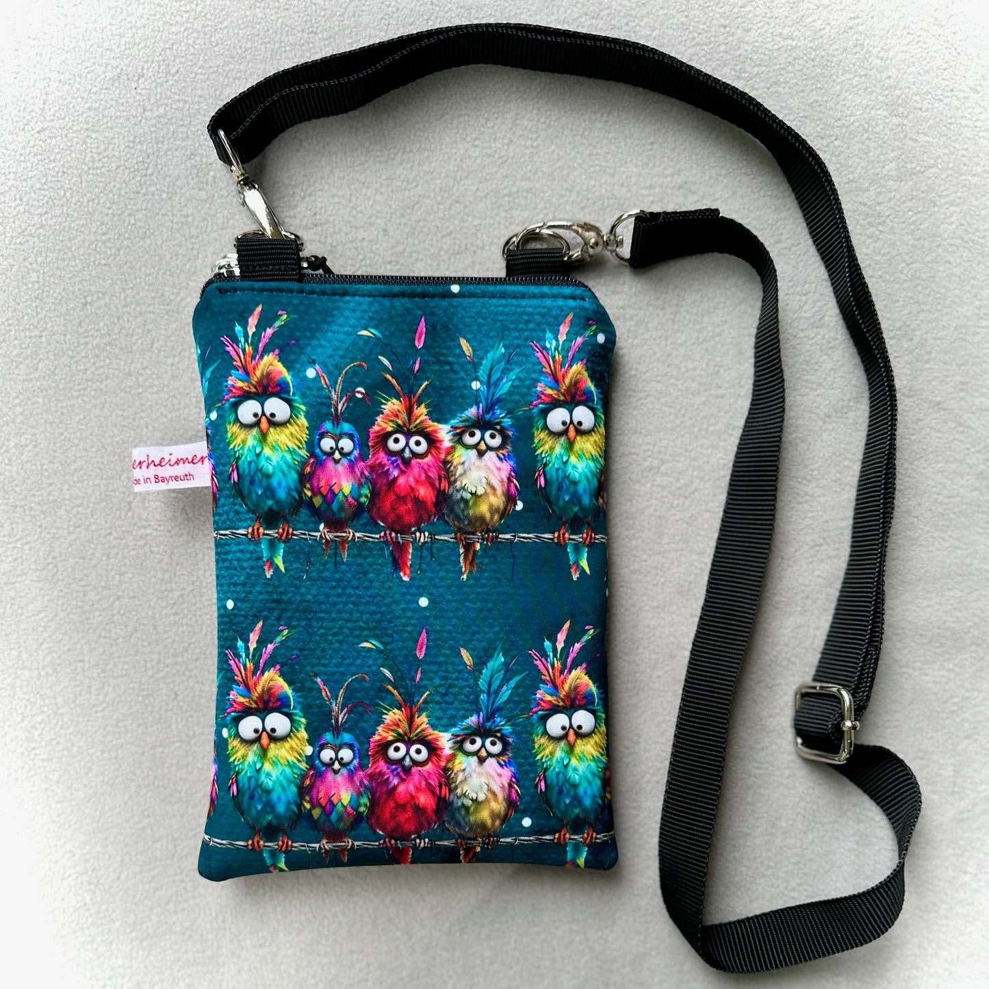 "Allwetter-Frieda" - Handytasche aus Softshell