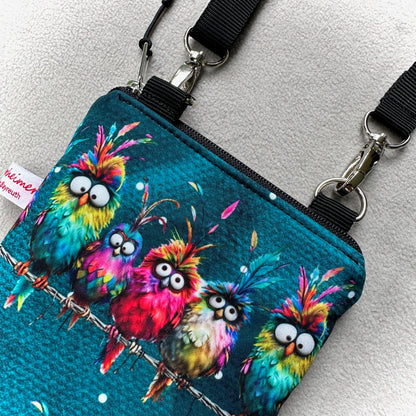 "Allwetter-Frieda" - Handytasche aus Softshell