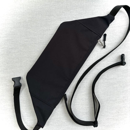 Bauchtasche "Karo" - Einzelstück Regentropfen
