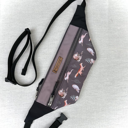 Bauchtasche "Karo" - Einzelstück Waldtiere