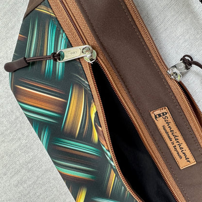 Bauchtasche "Karo" - Einzelstück Über Kreuz