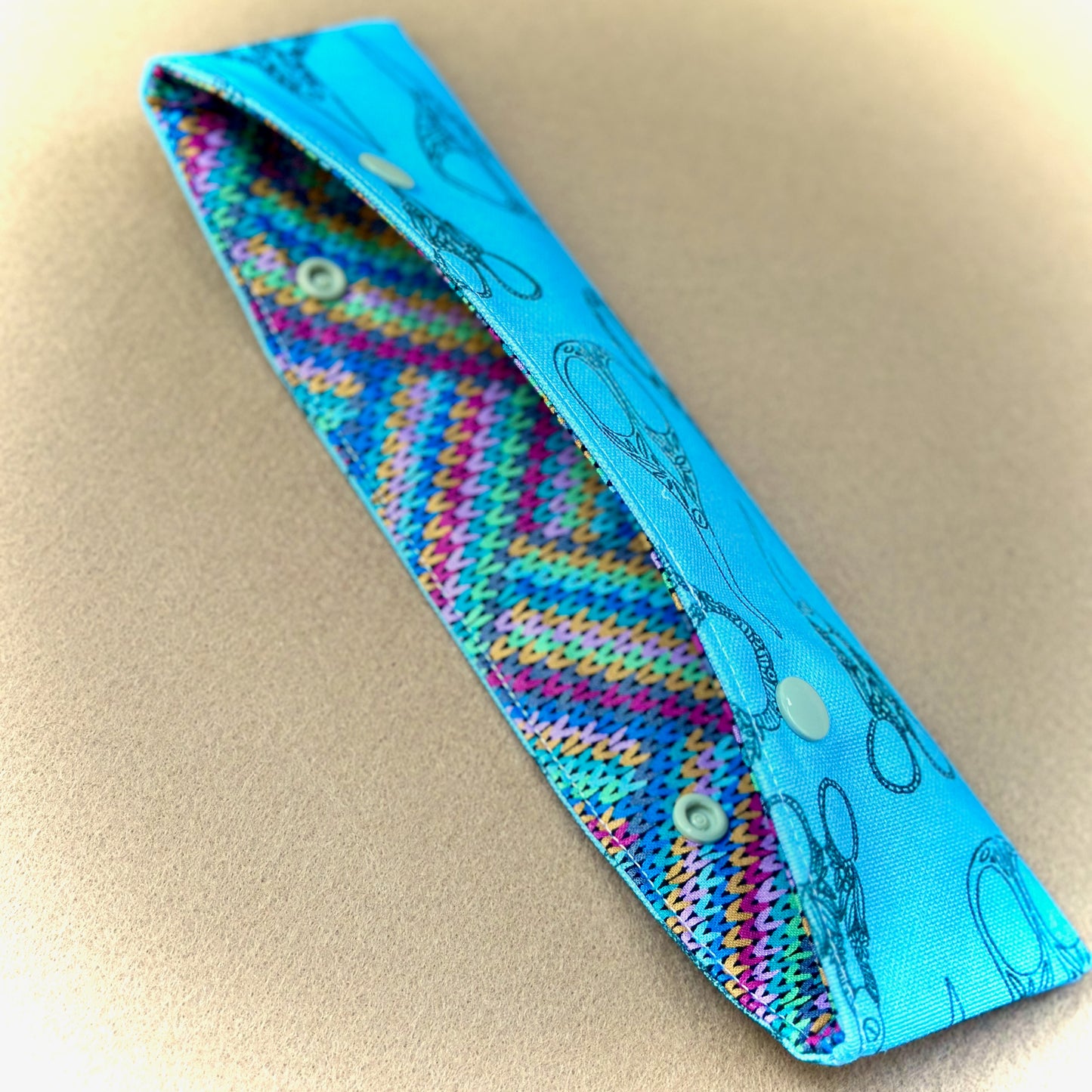 Nadelgarage "Scheren in Türkis"