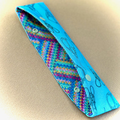 Nadelgarage "Scheren in Türkis"