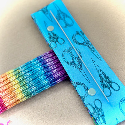 Nadelgarage "Scheren in Türkis"