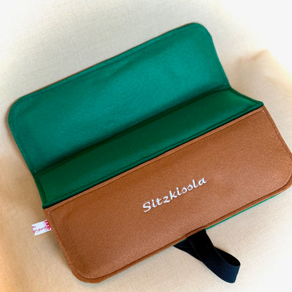 Sitzkissla - Einzelstück Grün/Braun