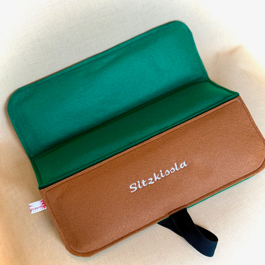 Sitzkissla - Einzelstück Grün/Braun