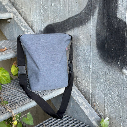 Thermotasche "Kalte Sophie" - Einzelstück Softshell Grau Melange
