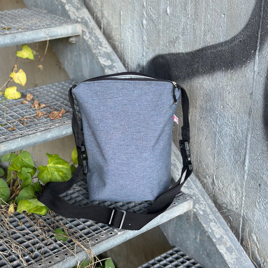 Thermotasche "Kalte Sophie" - Einzelstück Softshell Grau Melange