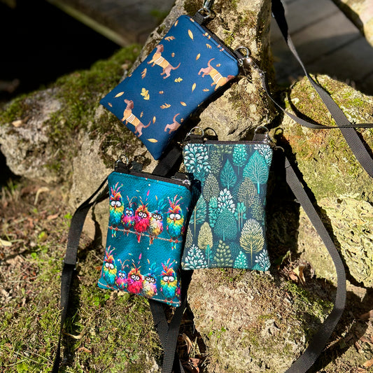 "Allwetter-Frieda" - Handytasche aus Softshell