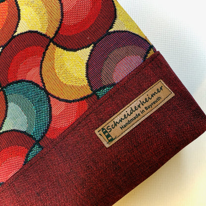 "Petra" im Quadratformat - Einzelstück Gobelin Graphik Wellen