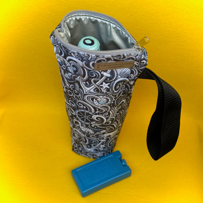"Flaschentasche" XL - Einzelstück Marine