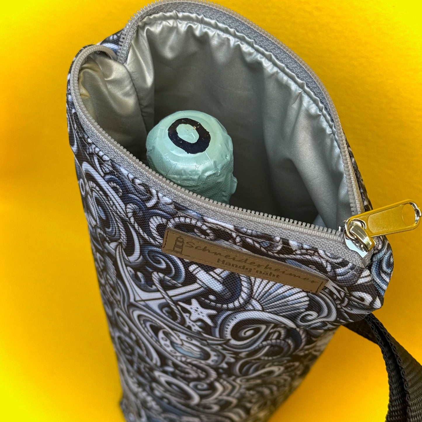 "Flaschentasche" XL - Einzelstück Marine