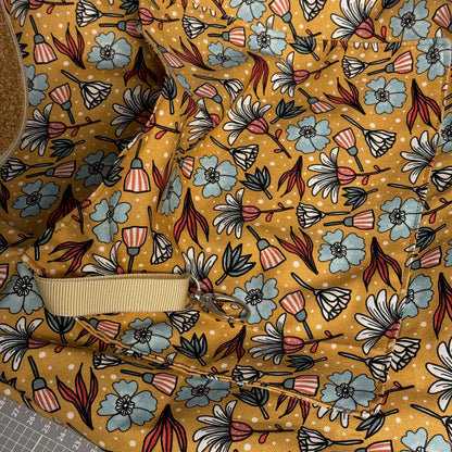 "VielKramBeutel" Boucle-Shopper - Einzelstück Ocker
