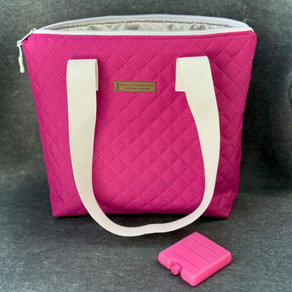 Thermotasche "Kühler Krambeutel" Kleingröße - Steppstoff pink