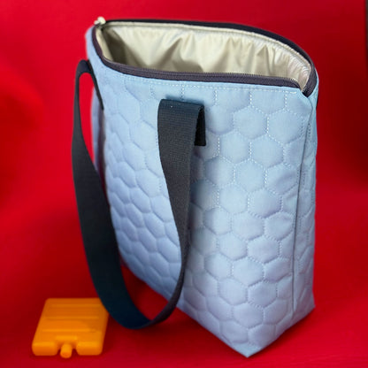 Thermotasche "Kühler Krambeutel" Kleingröße - Steppstoff hellblau