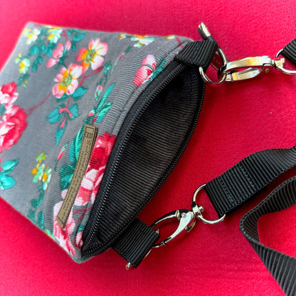 "Frieda" in Cord - Einzelstück Rosen
