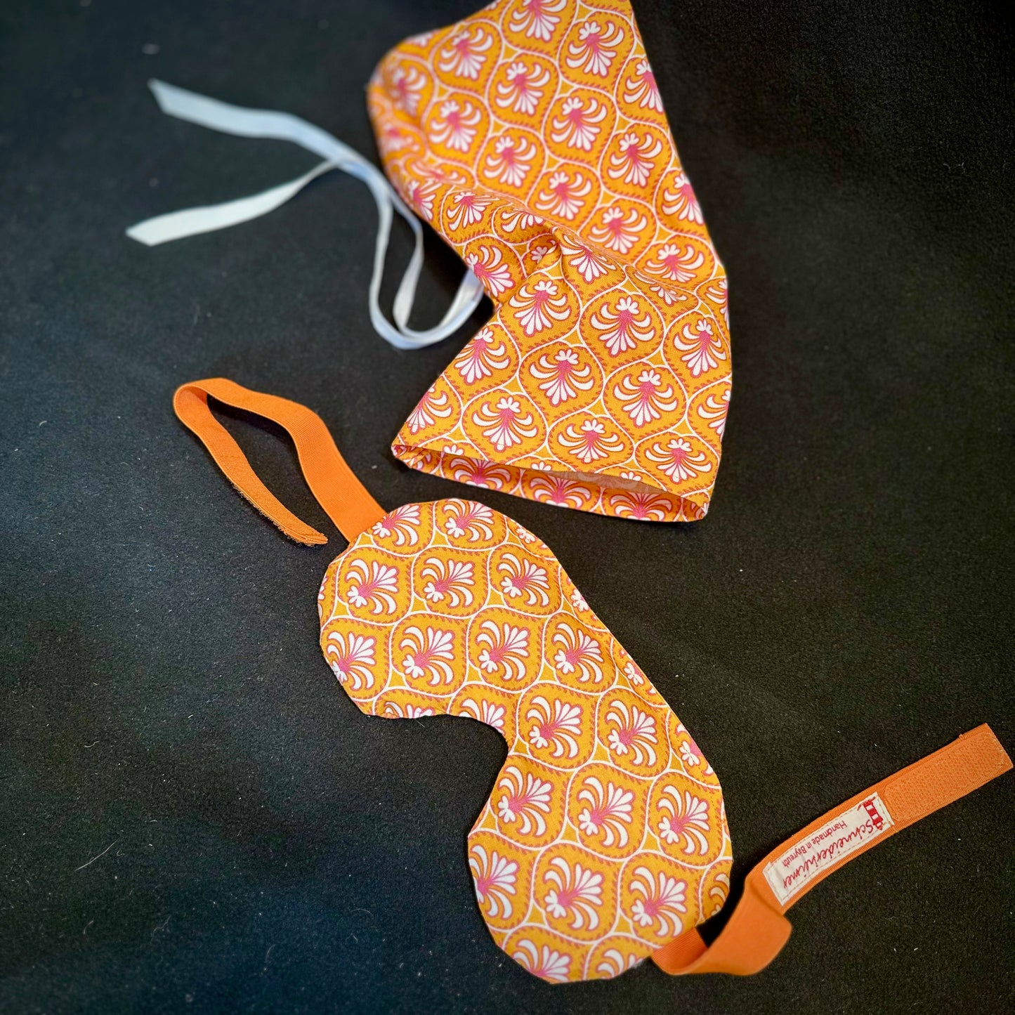 Augenkissen "Auszeit" - Einzelstück Orange