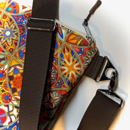 "Allwetter-Petra"- Einzelstück Mandalas mit Braun