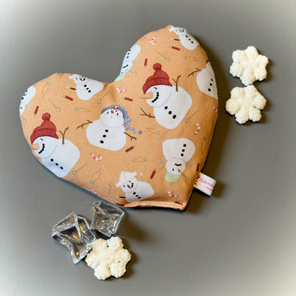 "Herzenswärmer"-  Einzelstück Schneemänner