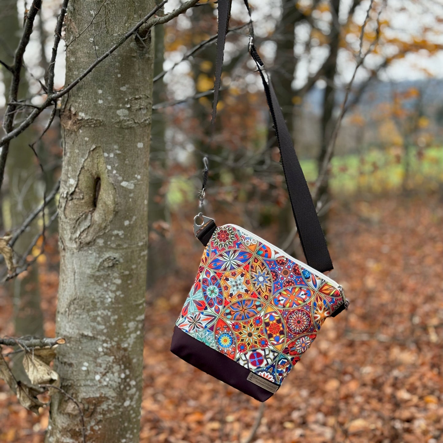 "Allwetter-Petra"- Einzelstück Mandalas mit Braun