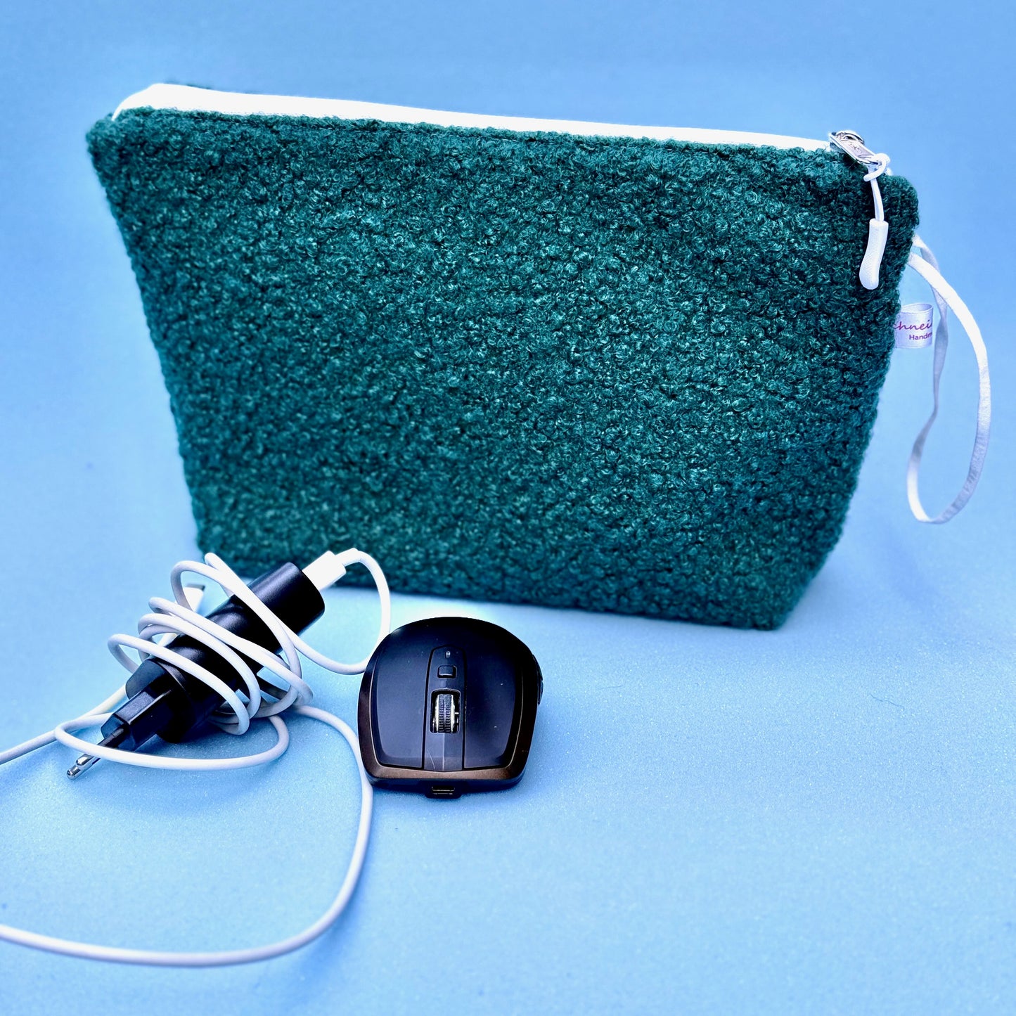 KleinKramTäschchen - "KuschelDäschla" Petrol