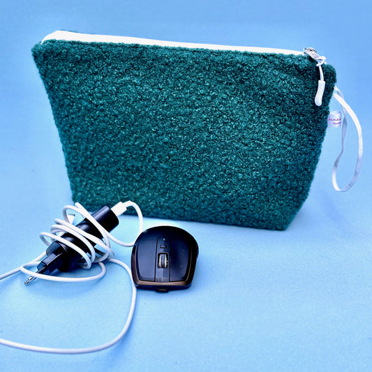 KleinKramTäschchen - "KuschelDäschla" Petrol