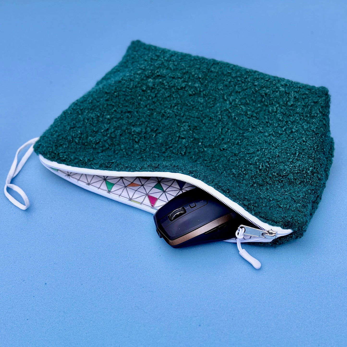 KleinKramTäschchen - "KuschelDäschla" Petrol