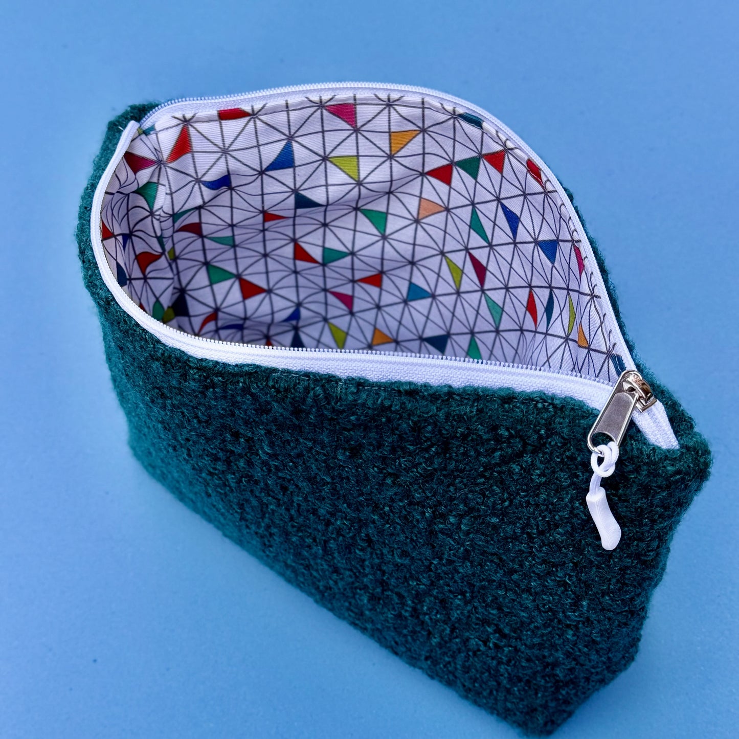 KleinKramTäschchen - "KuschelDäschla" Petrol