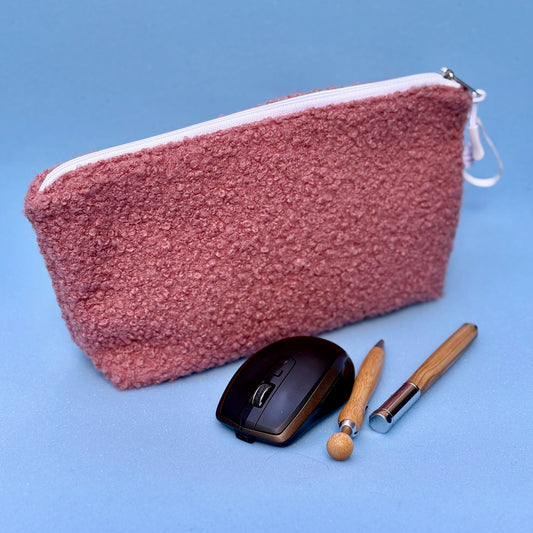 KleinKramTäschchen - "KuschelDäschla" Altrosa