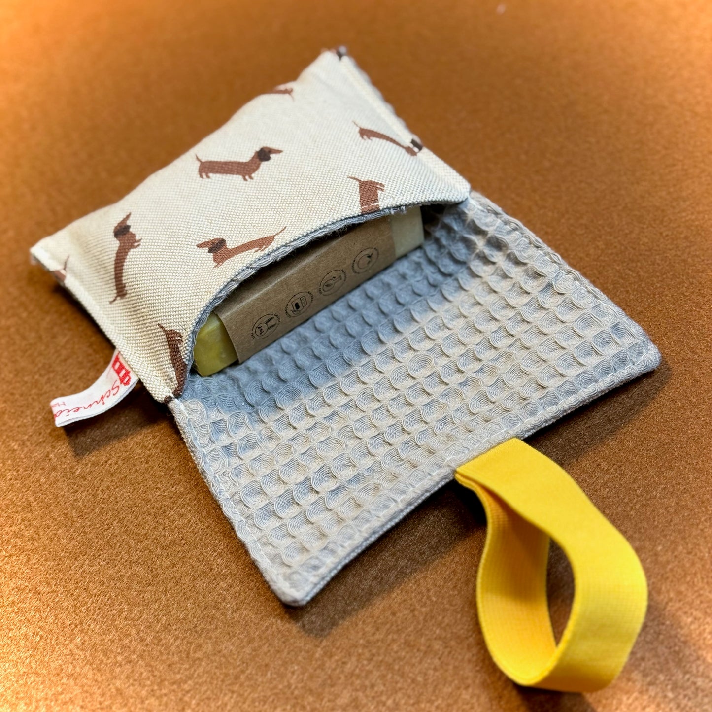 "Seifentäschchen" - Einzelstück Dackel