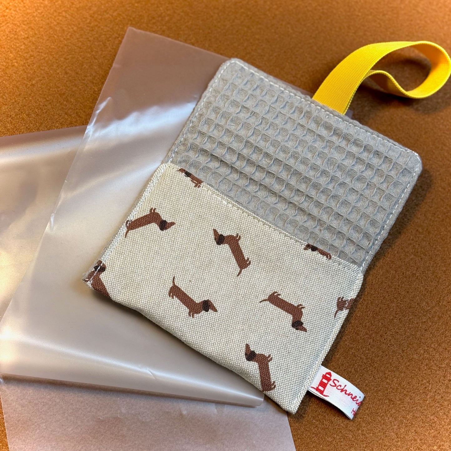 "Seifentäschchen" - Einzelstück Dackel