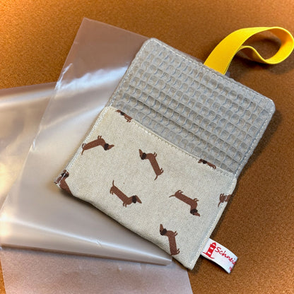 "Seifentäschchen" - Einzelstück Dackel