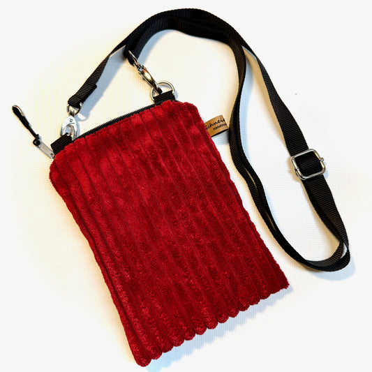 "Frieda" in Cord - Einzelstück Dunkelrot