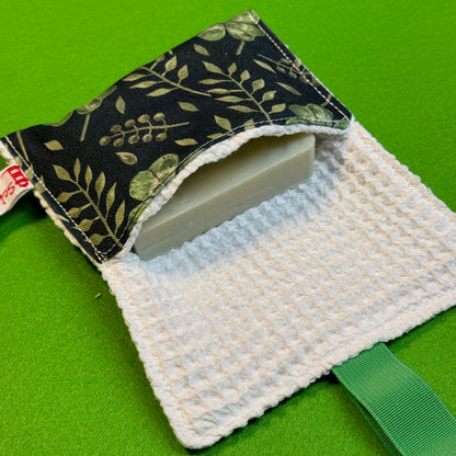 "Seifentäschchen" - Einzelstück Glücksklee