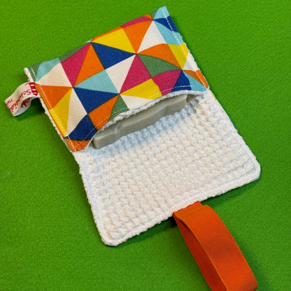 "Seifentäschchen" - Einzelstück Dreiecke