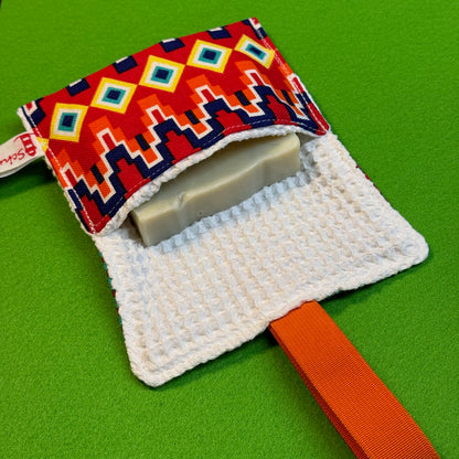 "Seifentäschchen" - Einzelstück Kunterbunt